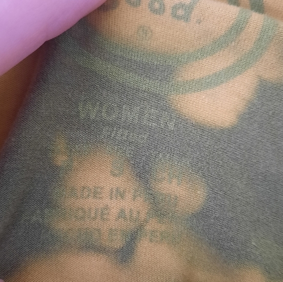 Life is Good Green Custom Dyed Top S - Picture 4 of 5